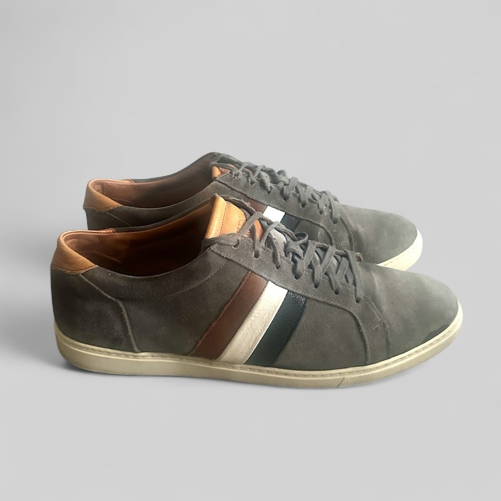 Allen Edmonds Courtside Signature Suede Stripe‎ Sneakers Mens 13